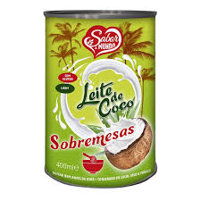Leite de Coco Light Sabor a Mundo sobremesa 400ml – Latte di cocco light brasiliano